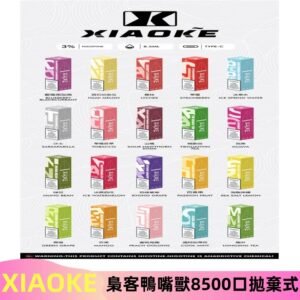 xiaoke梟客8500口拋棄式電子煙口紅款｜ 高顏值設計・大容量續航